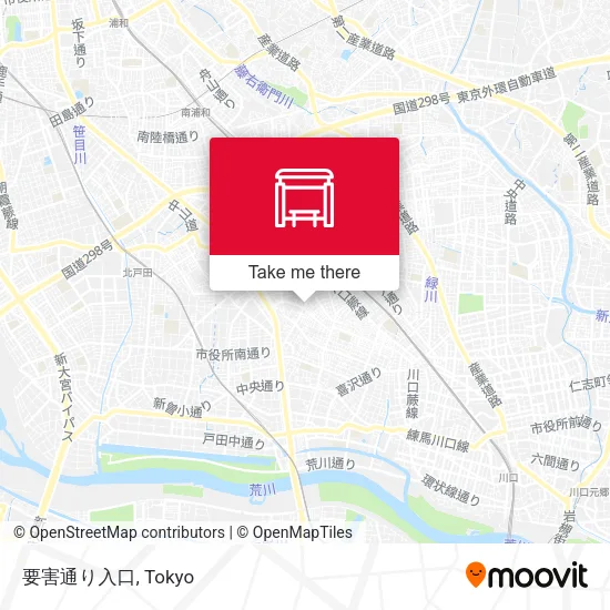 要害通り入口 map