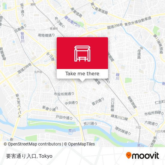 要害通り入口 map