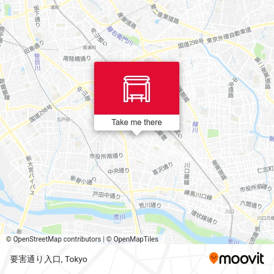 要害通り入口 map