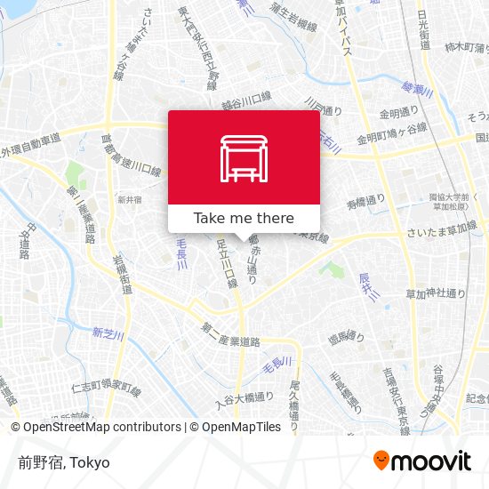 前野宿 map