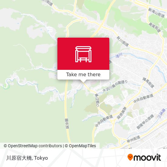 川原宿大橋 map