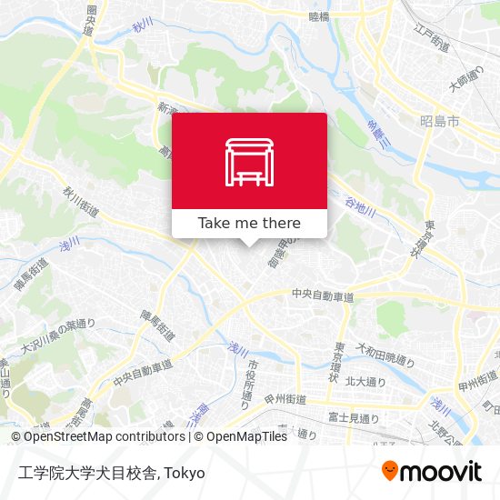 工学院大学犬目校舎 map