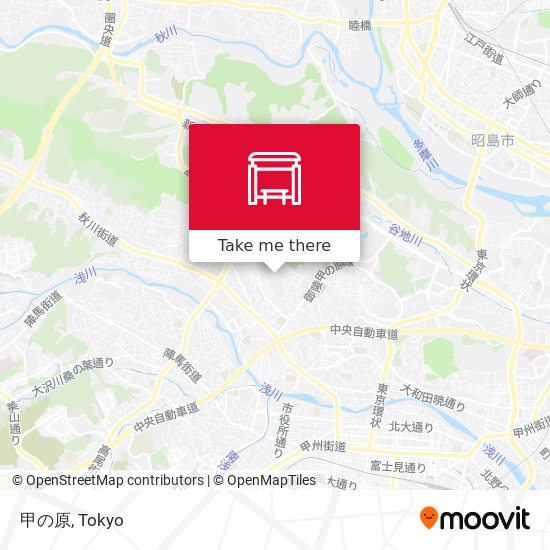 甲の原 map