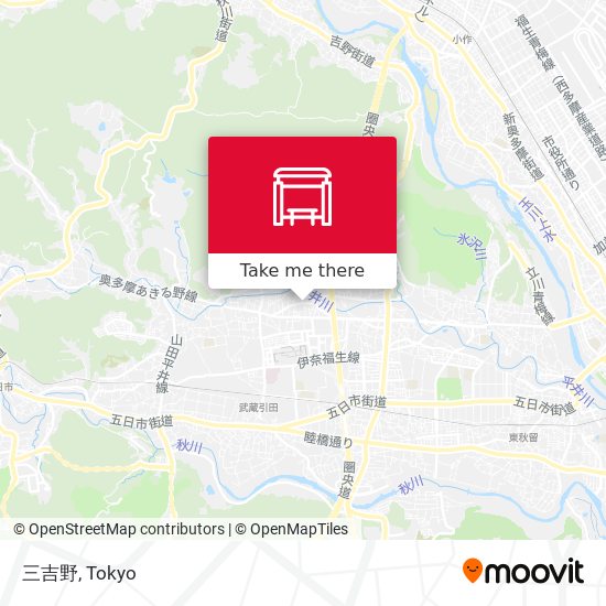 三吉野 map