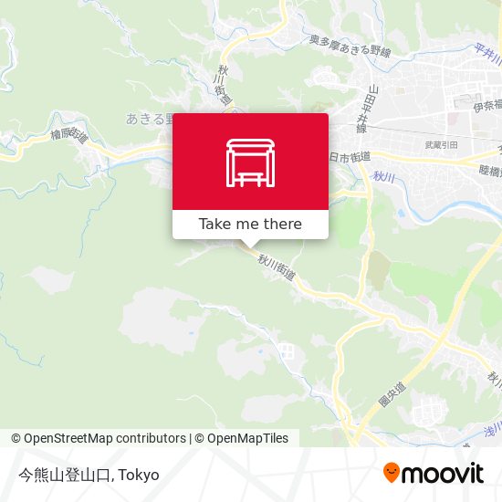 今熊山登山口 map