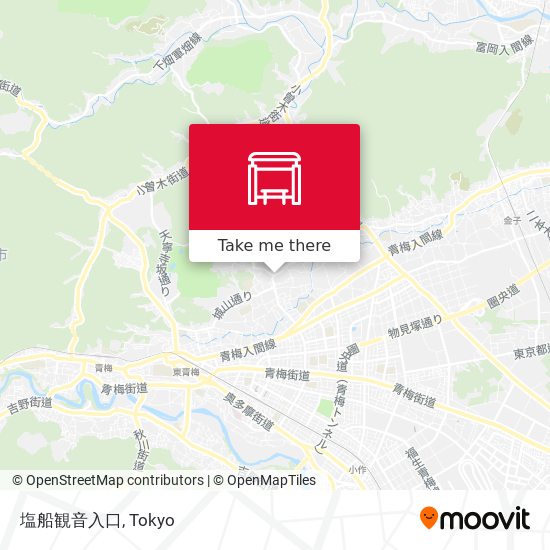 How To Get To 塩船観音入口 In 青梅市 By Bus Moovit