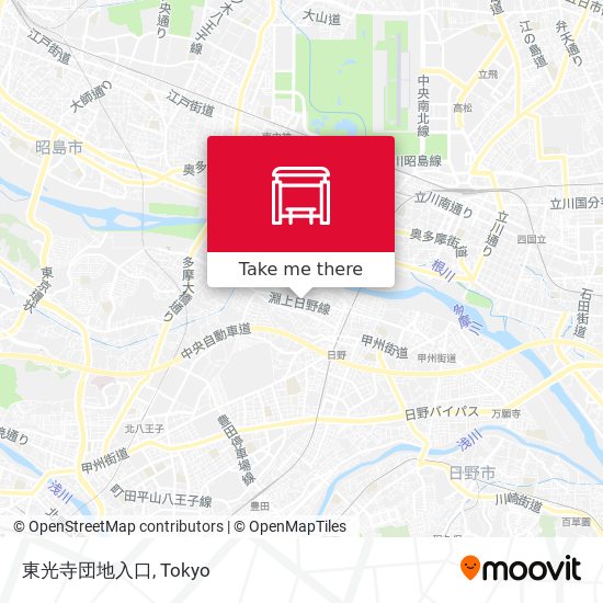 東光寺団地入口 map