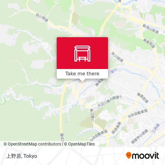 上野原 map