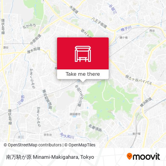 南万騎が原 Minami-Makigahara map