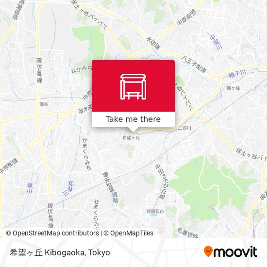 希望ヶ丘 Kibogaoka map