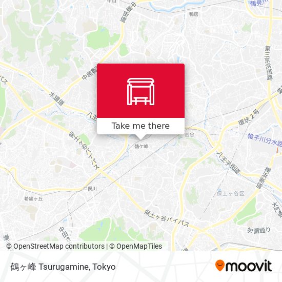 鶴ヶ峰 Tsurugamine map