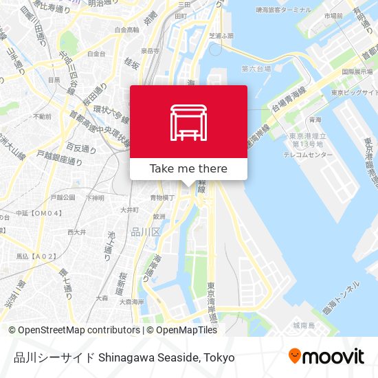 品川シーサイド Shinagawa Seaside map