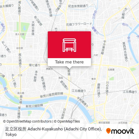 How To Get To 足立区役所 Adachi Kuyakusho Adachi City Office In 足立区 By Bus