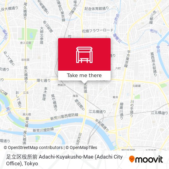 How To Get To 足立区役所前 Adachi Kuyakusho Mae Adachi City Office In 足立区 By Bus
