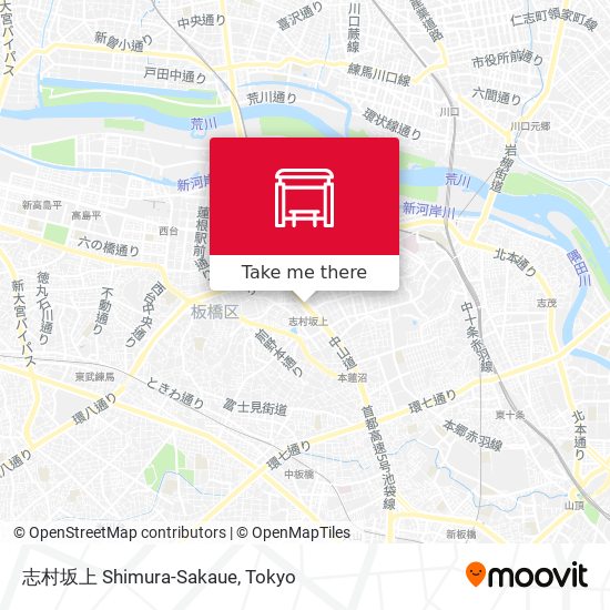 志村坂上 Shimura-Sakaue map