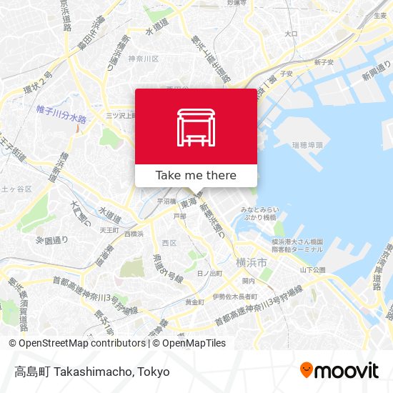 高島町 Takashimacho map