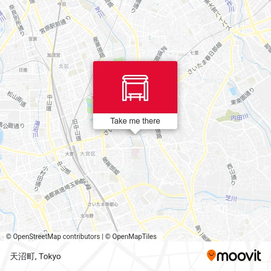 天沼町 map