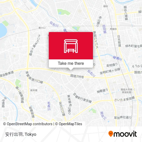安行出羽 map
