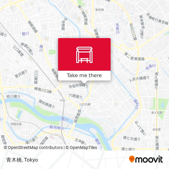 青木橋 map