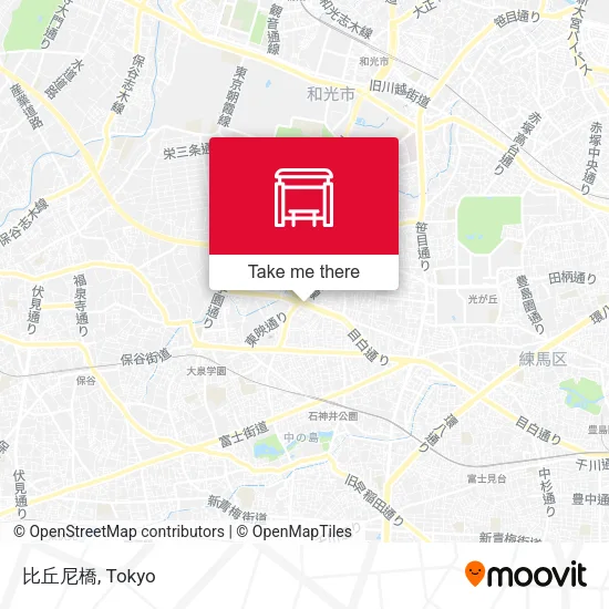 比丘尼橋 map