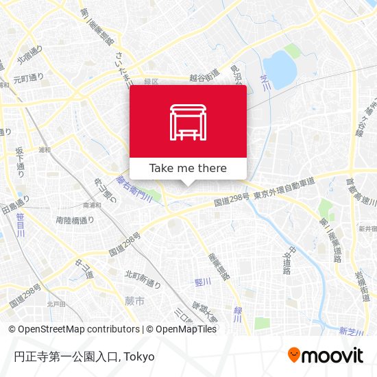 円正寺第一公園入口 map