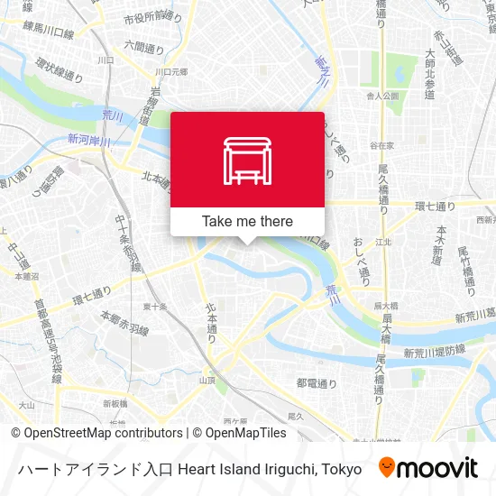 Heart Island Entrance map