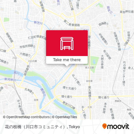 花の枝橋（川口市コミュニティ） map