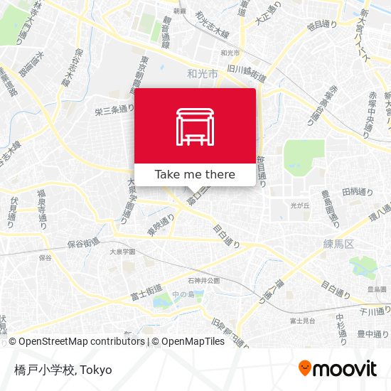 橋戸小学校 map