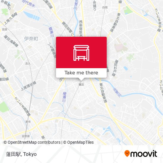 蓮田駅 map