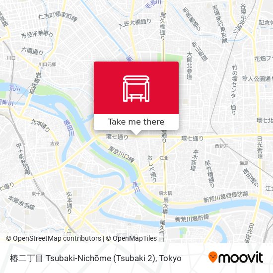 椿二丁目 Tsubaki-Nichōme (Tsubaki 2) map