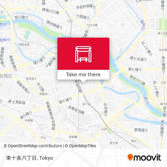 東十条六丁目 map