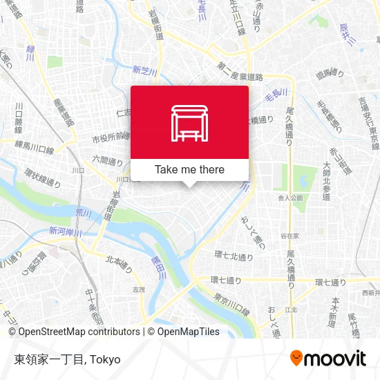 東領家一丁目 map