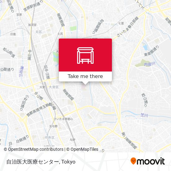 自治医大医療センター map