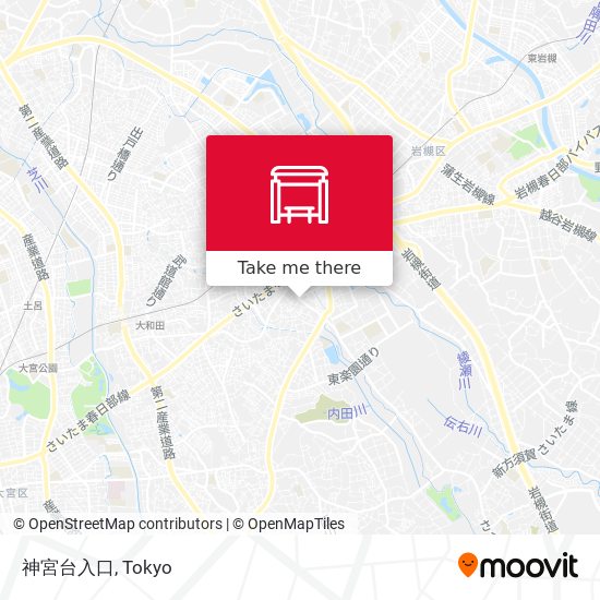 神宮台入口 map