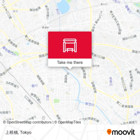 上根橋 map