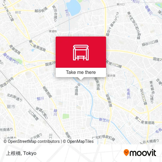 上根橋 map