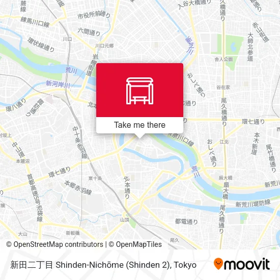 新田二丁目 Shinden-Nichōme (Shinden 2) map