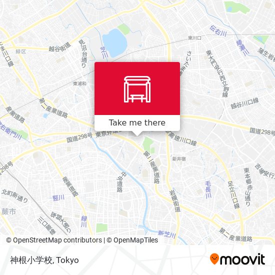 神根小学校 map