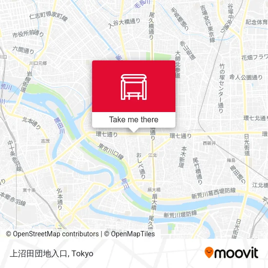 上沼田団地入口 map