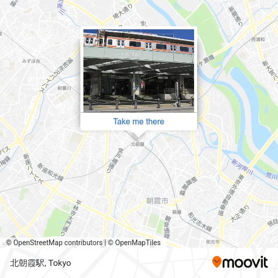 北朝霞駅 map