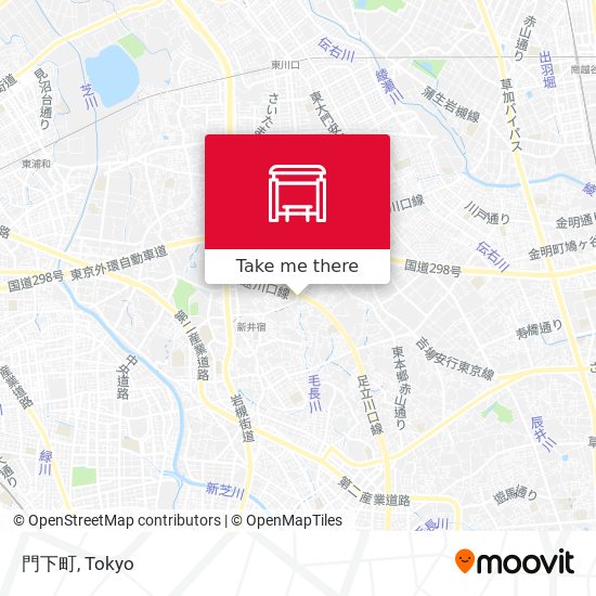 門下町 map