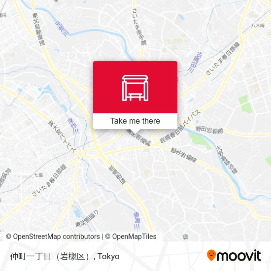 仲町一丁目（岩槻区） map