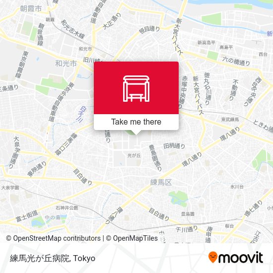 練馬光が丘病院 map