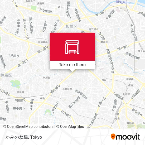 かみのね橋 map