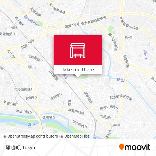 塚越町 map