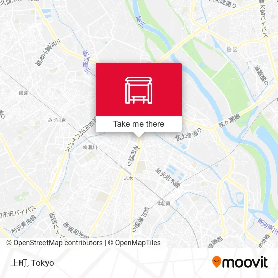 上町 map