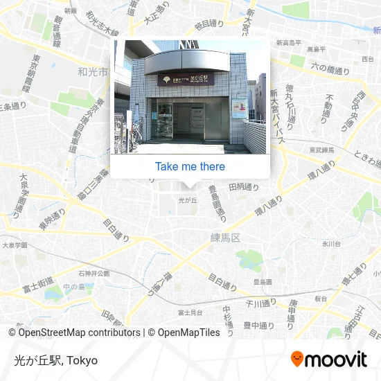 光が丘駅 map