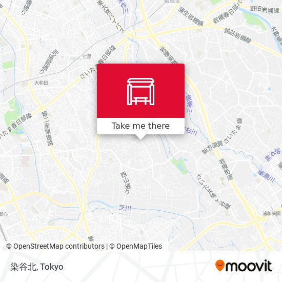 染谷北 map