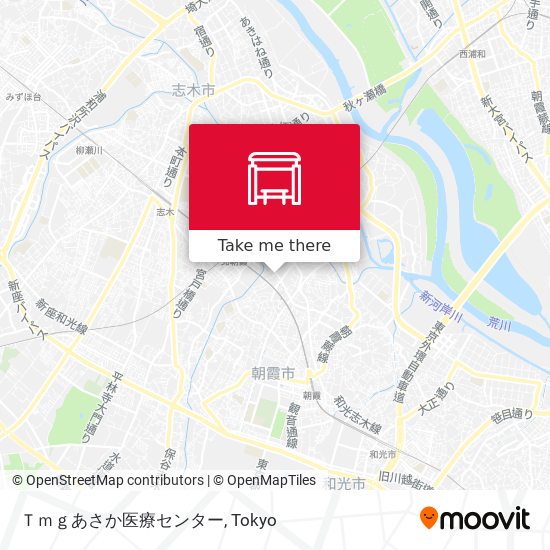 Ｔｍｇあさか医療センター map