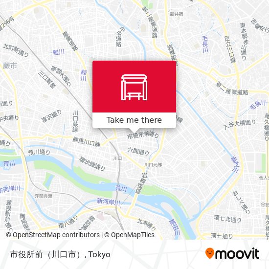 市役所前（川口市） map